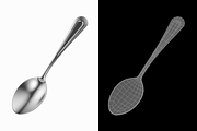 Tea Spoon Classic Cutlery, an Object 3D Model by VK Studio (Thumbnail 2 of 6)
