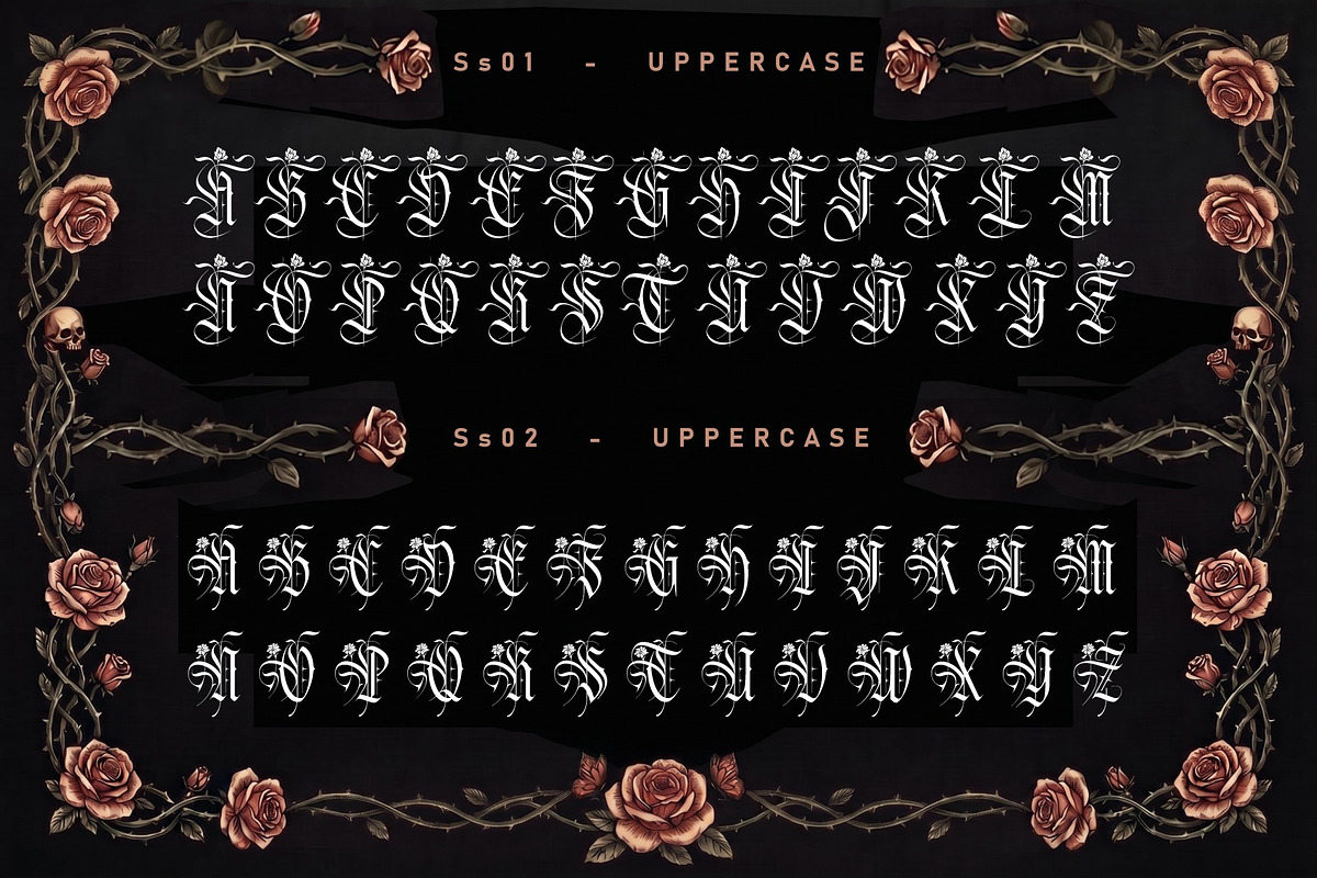Silver Shard Typeface, a Blackletter Font by alit design (Photo 3 of 20)