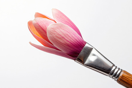 Creative brush with flower design, a Photo by Beautiful things