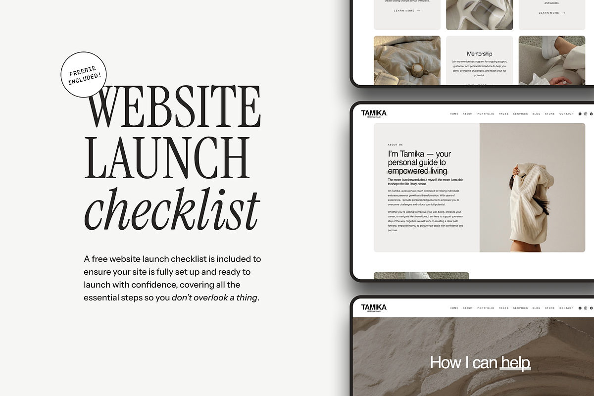 Tamika Wordpress Theme, a WordPress Template by Élanche Studio (Photo 5 of 5)