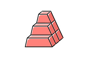 Bricks Color Icon