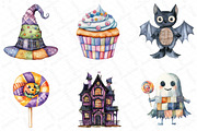 Halloween Patchwork Clipart Png, an Illustration by DreamPrint404 (Thumbnail 2 of 5)
