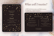 Canva **Elegant Wedding Invitation, an Invitation Template by ElladesignCo (Thumbnail 3 of 5)