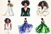 Elegant African American Girls, an Illustration by DreamCafeArt (Thumbnail 3 of 7)