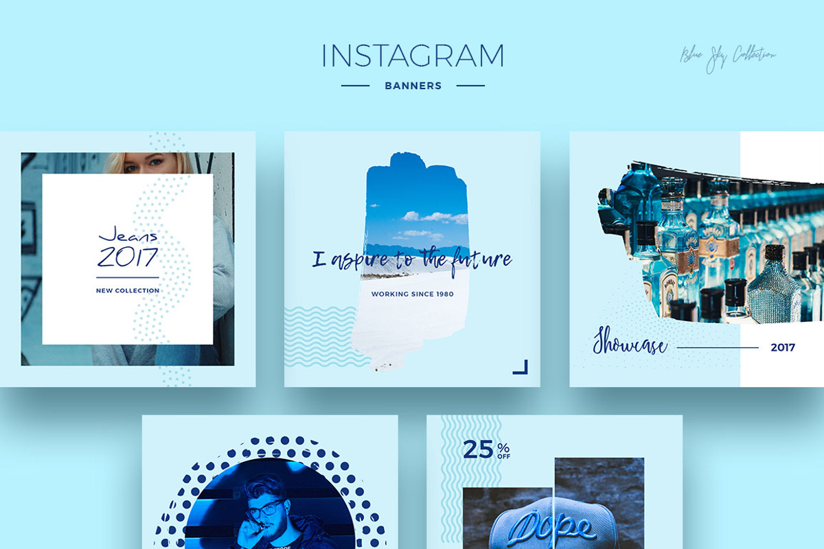 Blue Sky Social Media Designs, a Social Media Template by Creatoly (Photo 2 of 5)