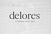 Delores - A Modern Serif Font, a Serif Font by blackdahliapress (Thumbnail 2 of 4)