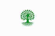 Green Hand Tree Logo Growth and Care, a Branding & Logo Template by Signatoro (Thumbnail 1 of 3)
