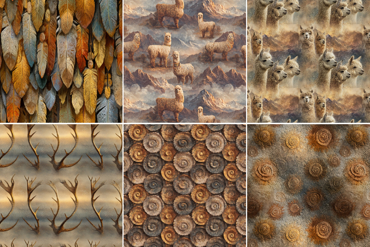 World’s Indigenous Peoples Patterns, a Pattern Graphic by Nicole Branger Art (Photo 24 of 38)