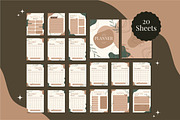 Elegance Fully Planner Template, a Design Template by TemplateCastleStore (Thumbnail 2 of 10)