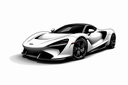 Supercar Silhouette Bundle, an Illustration by Designs_River (Thumbnail 6 of 9)