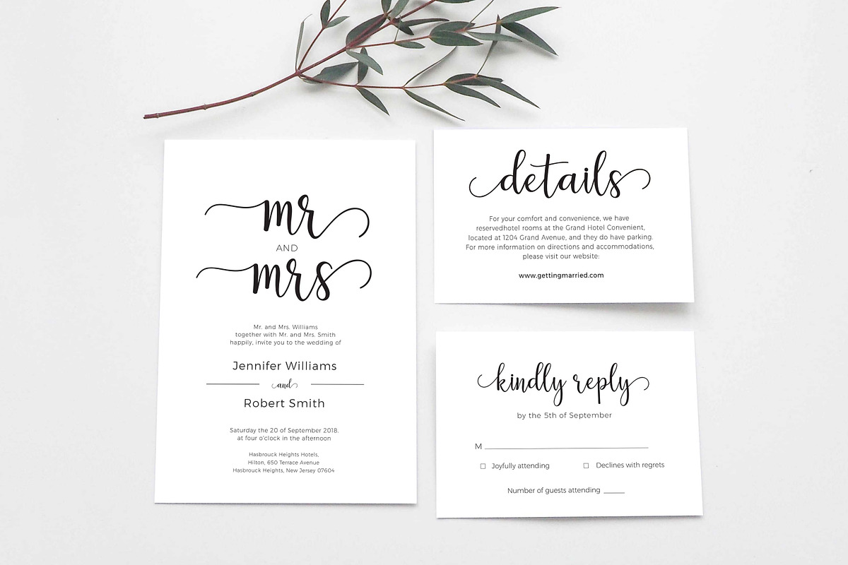 Wedding Invitation Suite, a Templates & Theme by DevineWedding (Photo 1 of 4)