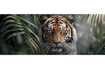 Tiger Roaming Dense Tropical Jungle, an Animal Photo by BazziBa♥