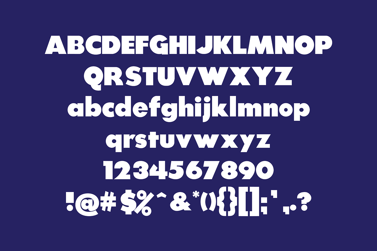 Kabadi-Big Font preview 5