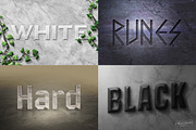 Stone Text Effects Mockup, a Layer Style Add-On by Krukowski Graphics (Thumbnail 2 of 5)