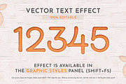 Orange Editable Text Effect, a Layer Style Add-On by rwgusev (Thumbnail 4 of 7)