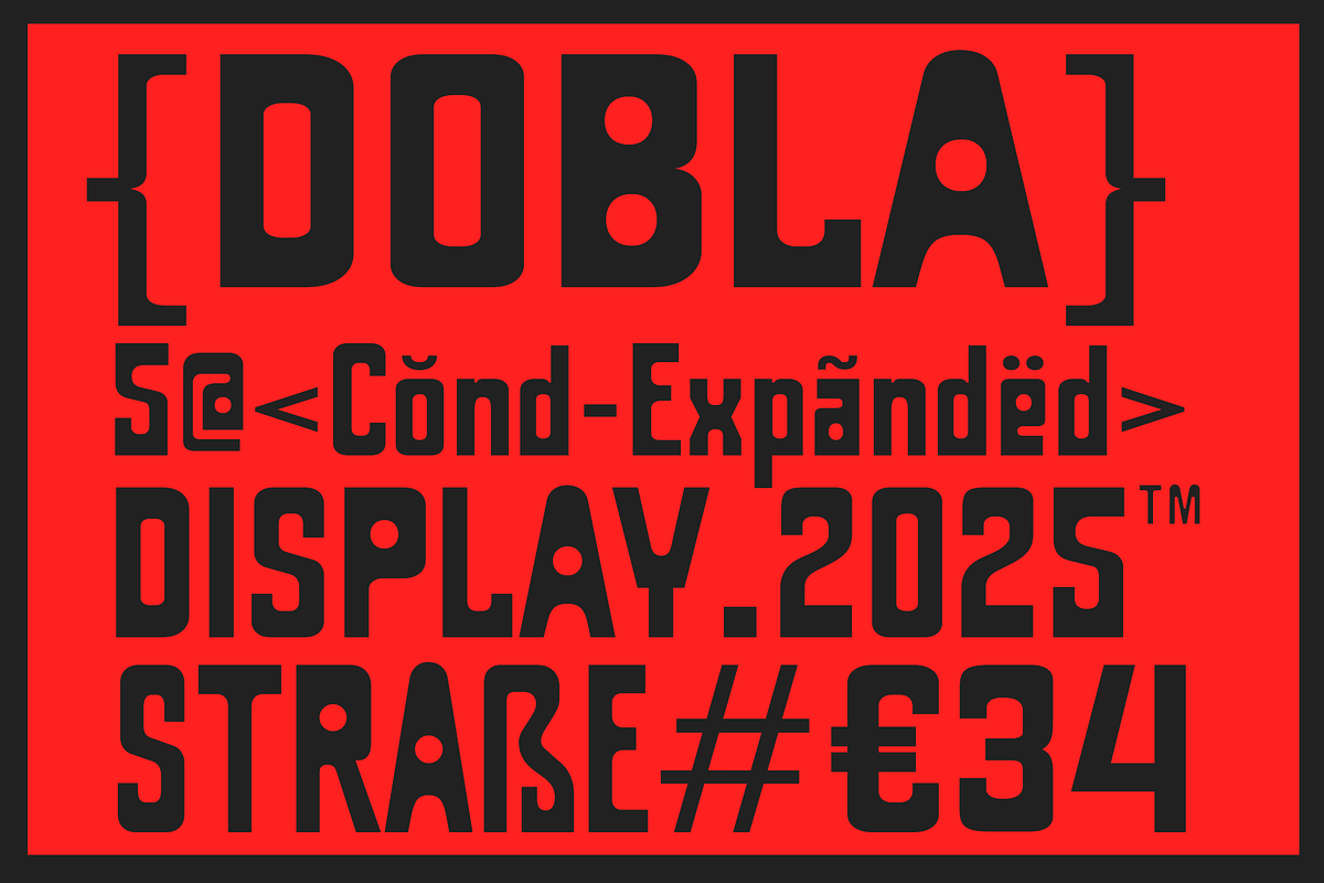 Dobla Sans | Industrial Font, a Sans Serif Font by Jolicia Type (Photo 8 of 14)