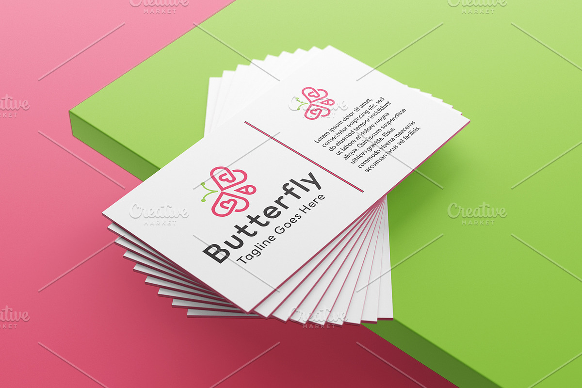 Butterfly Logo Template, a Branding & Logo Template by Logo Lab (Photo 2 of 4)