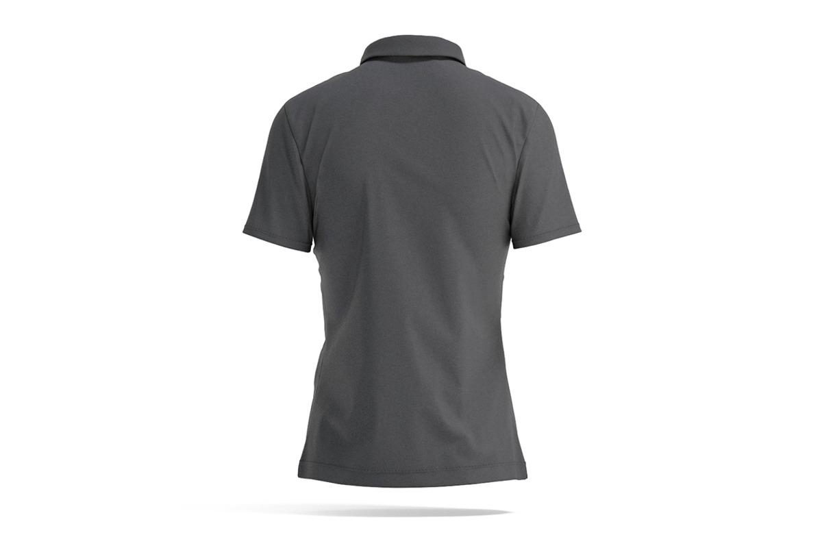 Black Women's Polo Shirt 3D Model, an Object 3D Model by rebrandy (Photo 2 of 9)