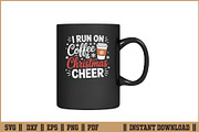 I Run on Coffee and Christmas Cheer, a Seasonal Illustration by Handy Arts Studio (Thumbnail 3 of 3)