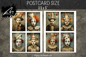 Surreal Clown, Whimsical Portraits