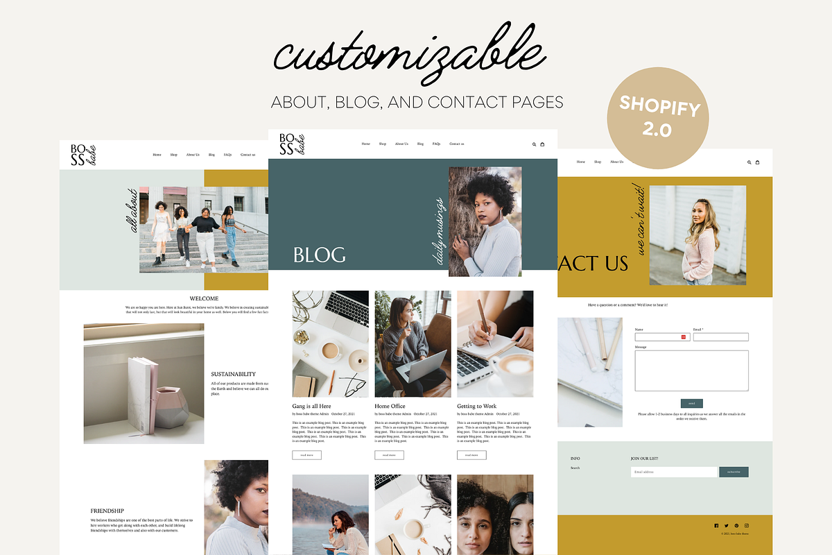 Bold Shopify Theme | Boss Babe, a Templates & Theme by Easy Website Themes (Photo 3 of 8)
