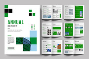 Annual Report Layout Design Template, a Brochure Template by ContestDesign (Thumbnail 1 of 3)