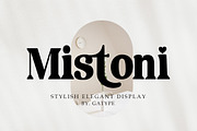 Mistoni, a Serif Font by Gatype (Thumbnail 1 of 10)