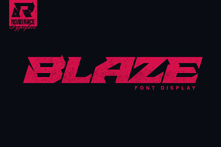 Blaze, a Script Font by senzana