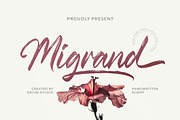 Migrand - Handwritten, a Script Font by ErgibiStudio (Thumbnail 1 of 12)