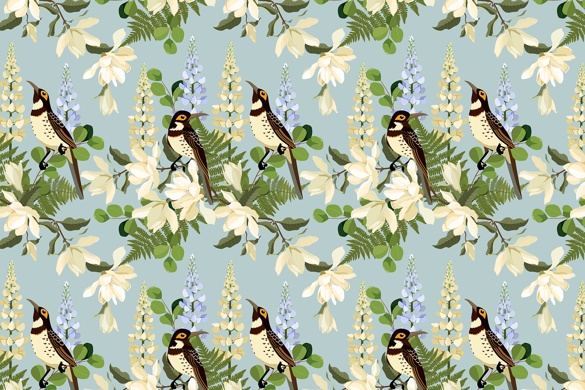Floral Seamless Parrerns, a Pattern Graphic by artdemidova (Photo 2 of 6)
