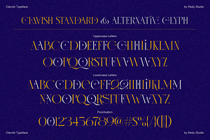 Clavish Display Typeface