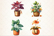 Positive Autumn Houseplant Clipart, an Illustration by Rose Art (Thumbnail 4 of 5)