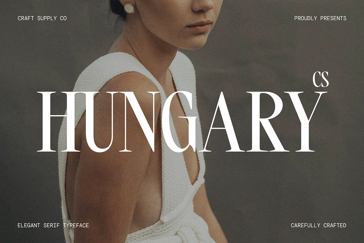 CS Hungary – Classic Font, a Serif Font by Craft Supply Co. (Photo 1 of 8)