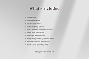 Wellness & Yoga Client Welcome Guide, a Stationery Template by batang (Thumbnail 4 of 5)