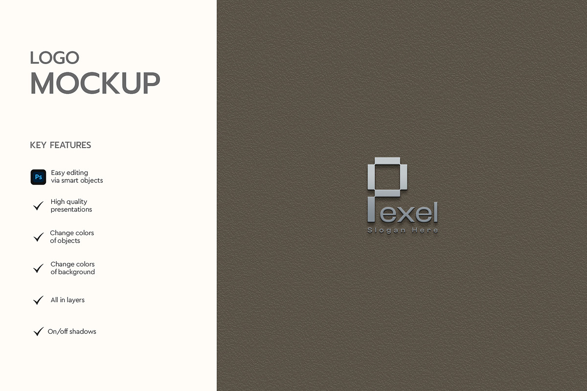 Logo Mockup Luxury Foiled on Paper, a Product Mockup by graphypix (Photo 5 of 5)