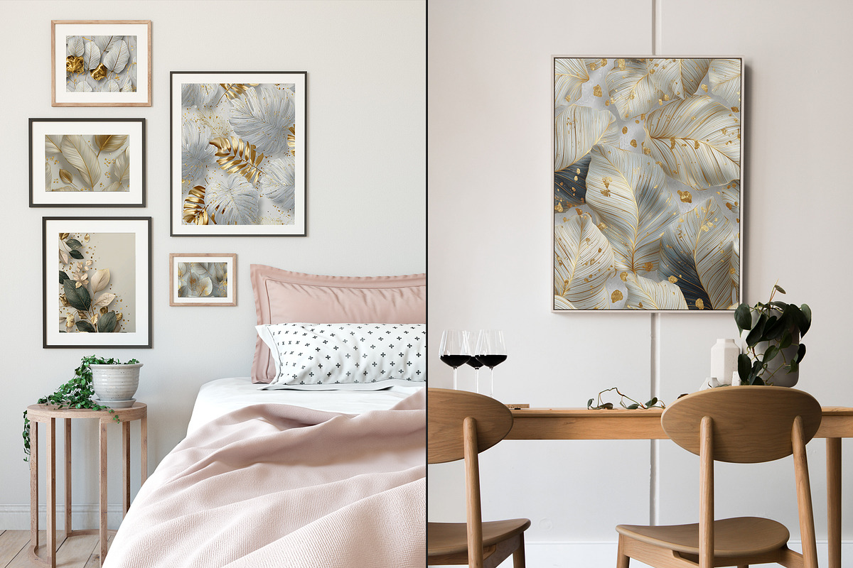 Luxury Leaf Illustration, a Decorative Illustration by Housui Patterns (Photo 10 of 10)