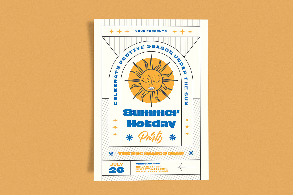Celebrate Festive Season Summer, a Flyer Template by Me55enjah Design (Photo 2 of 4)
