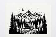 Majestic Pine Trees SVG, a Finance Illustration by Amazin_art (Thumbnail 5 of 34)