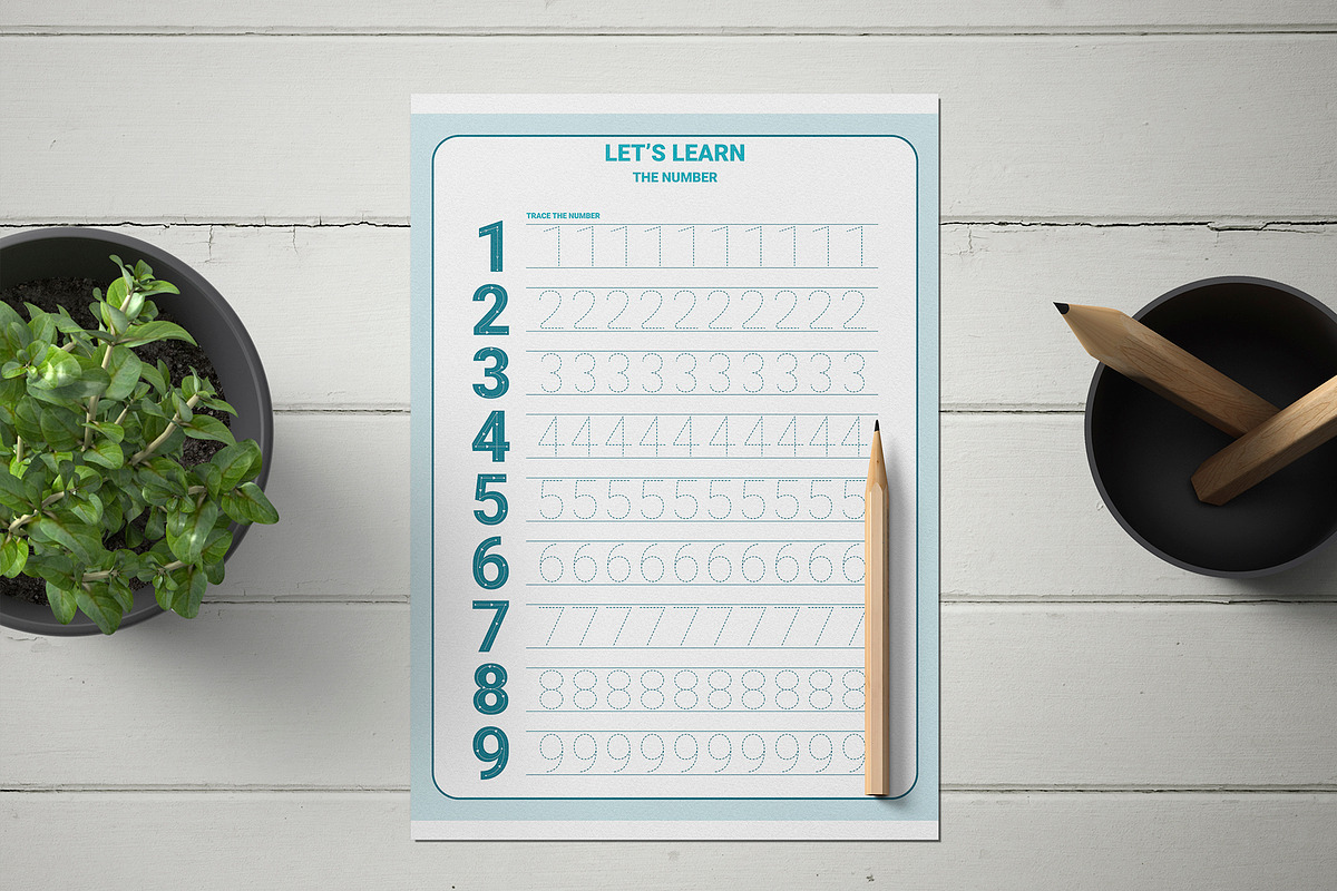 Letter tracing worksheets, an Animal Illustration by Iryna Danyliuk (Photo 6 of 7)
