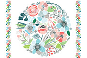 Seamless floral pattern + bonuses!, a Pattern Graphic by Purple Platypus (Thumbnail 5 of 7)