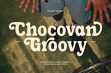 Chocovan Groovy — Retro Groovy Serif