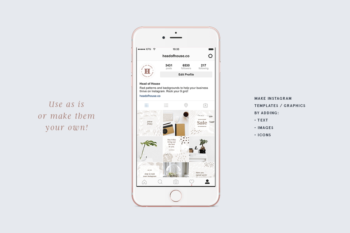 Instagram Pattern Backgrounds, a Pattern Graphic by Head of House (Photo 4 of 5)