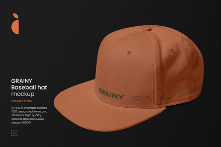 GRAINY Baseball Hat Mockup Kit