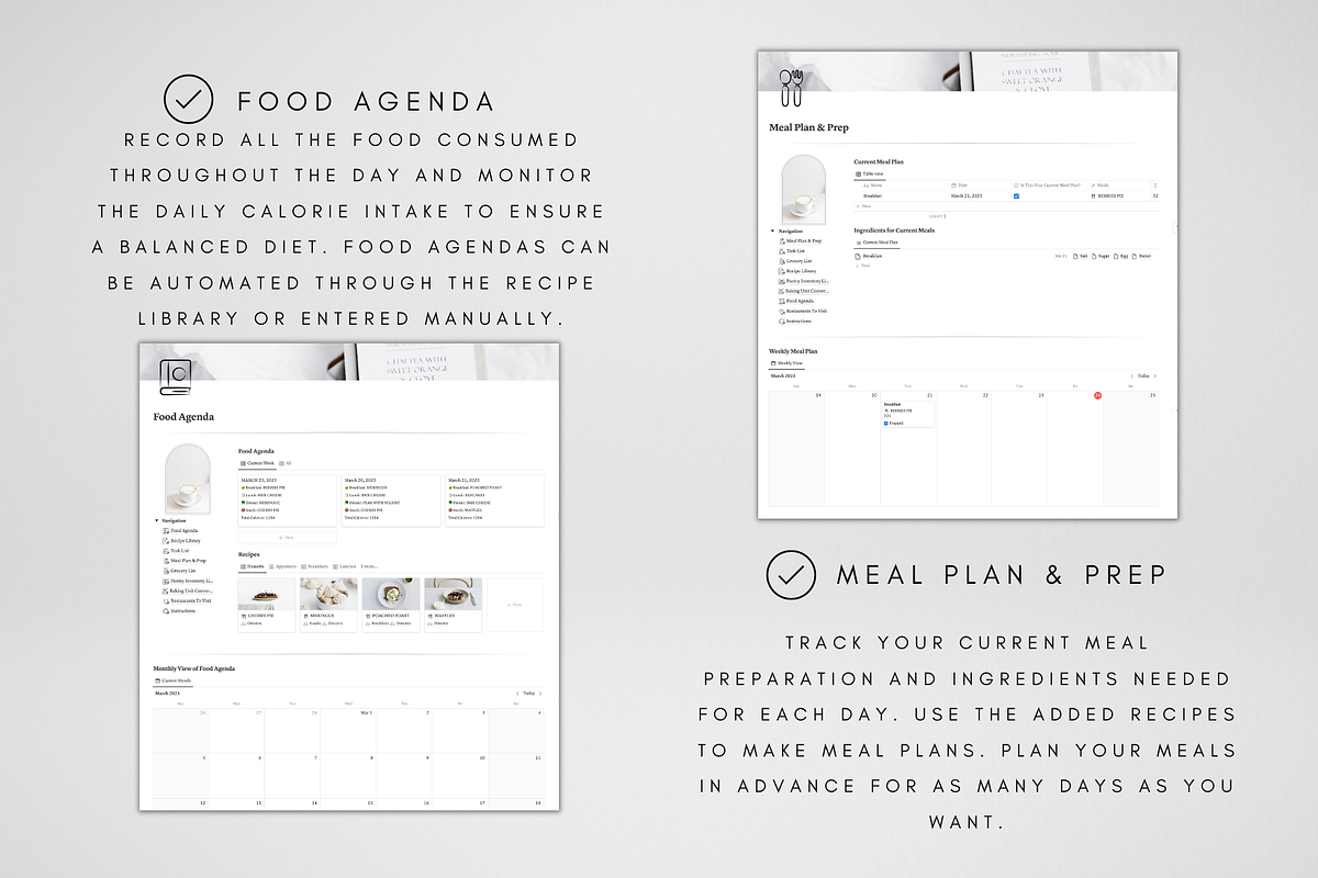 Digital Meal & Nutrition Planner, a Templates & Theme by BRANDcontent (Photo 3 of 8)