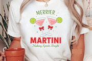 Merrier with a Martini Png, Christma, an Illustration by Designking (Thumbnail 5 of 6)