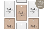 Printable Thank You Card, Minimalist, a Card Template by idArt (Thumbnail 3 of 3)