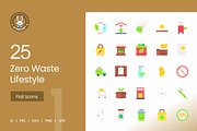 Zero Waste Lifestyle Flat Multicolor, an Icon by IconBunny (Thumbnail 1 of 2)