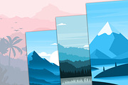 Mountain Landscape, a Texture Illustration by Digital Studio (Thumbnail 2 of 9)