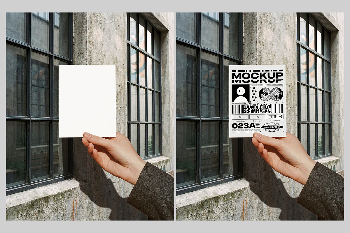 Hand Holding Blank Card Mockup, an Advertising Mockup by PopotLane (Photo 5 of 5)