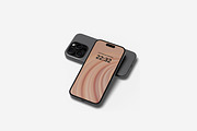 Iphone 15 Pro Max Mockup Vol 2, an iPhone Mockup by ulfatunnazira (Thumbnail 3 of 5)
